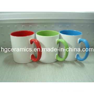 Sublimation Mug, 11oz Two Tone Color Sublimation Mug